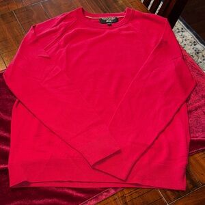 Banana Republic Vibrant Red Crewneck Sweater